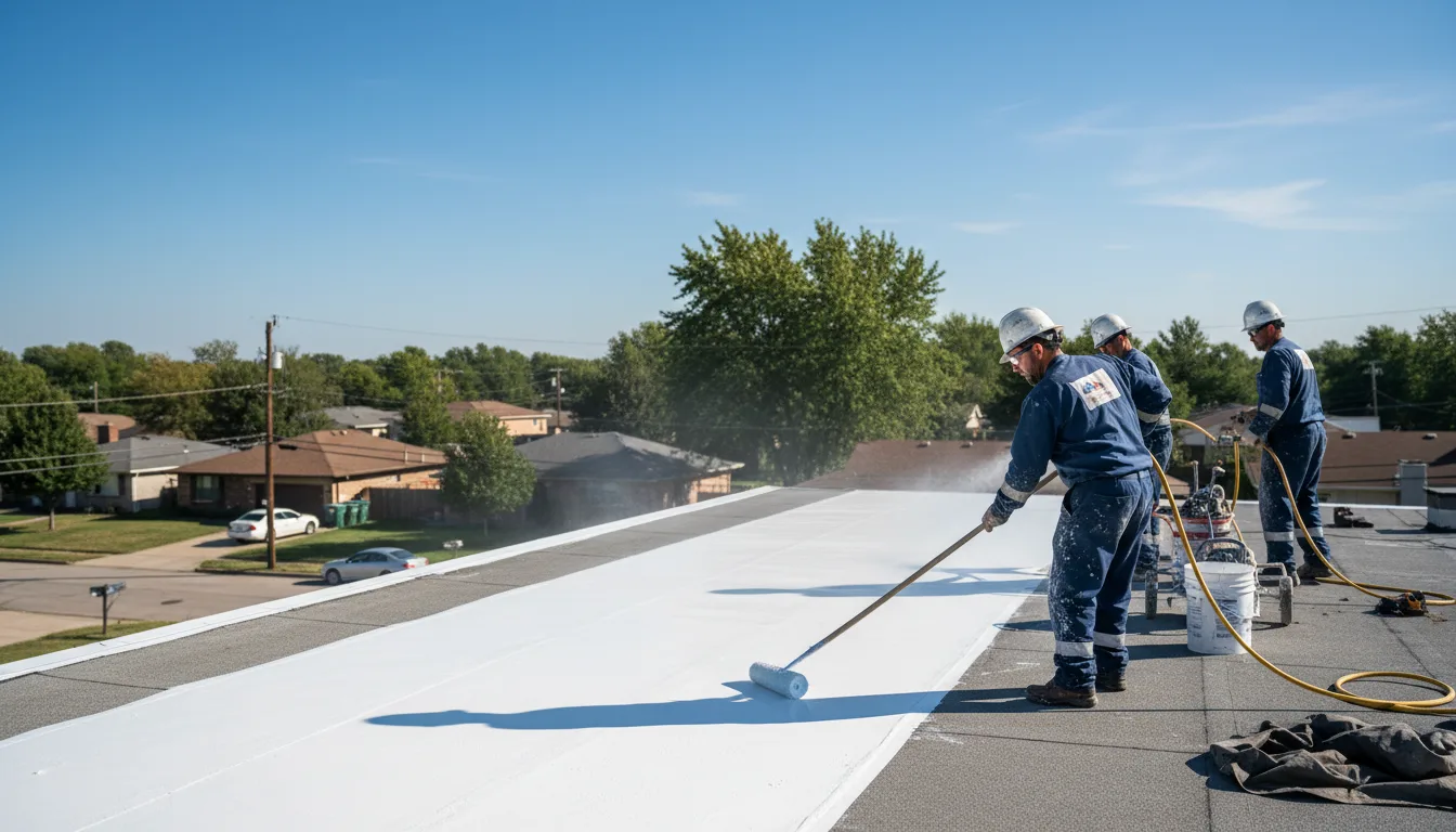 Commercial roof coating in Suffield, CT near me